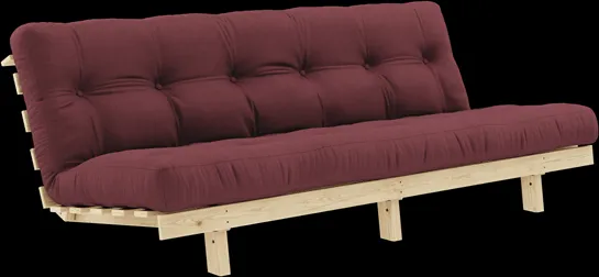 Karup Design Lean Sofasofa Med Alpha Madras 130x200 Bordeaux/Raw